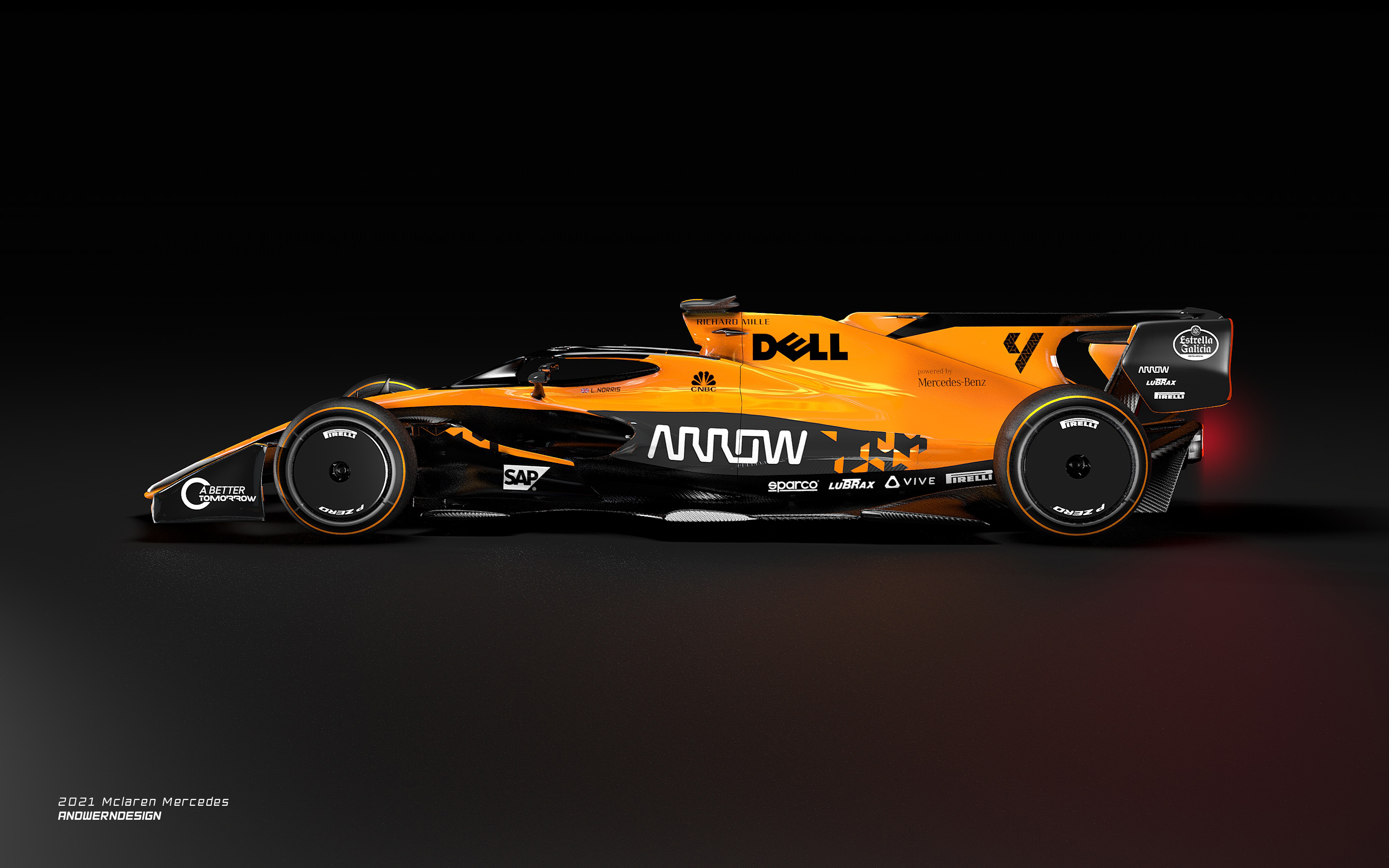 2021 Mclaren Mercedes F1