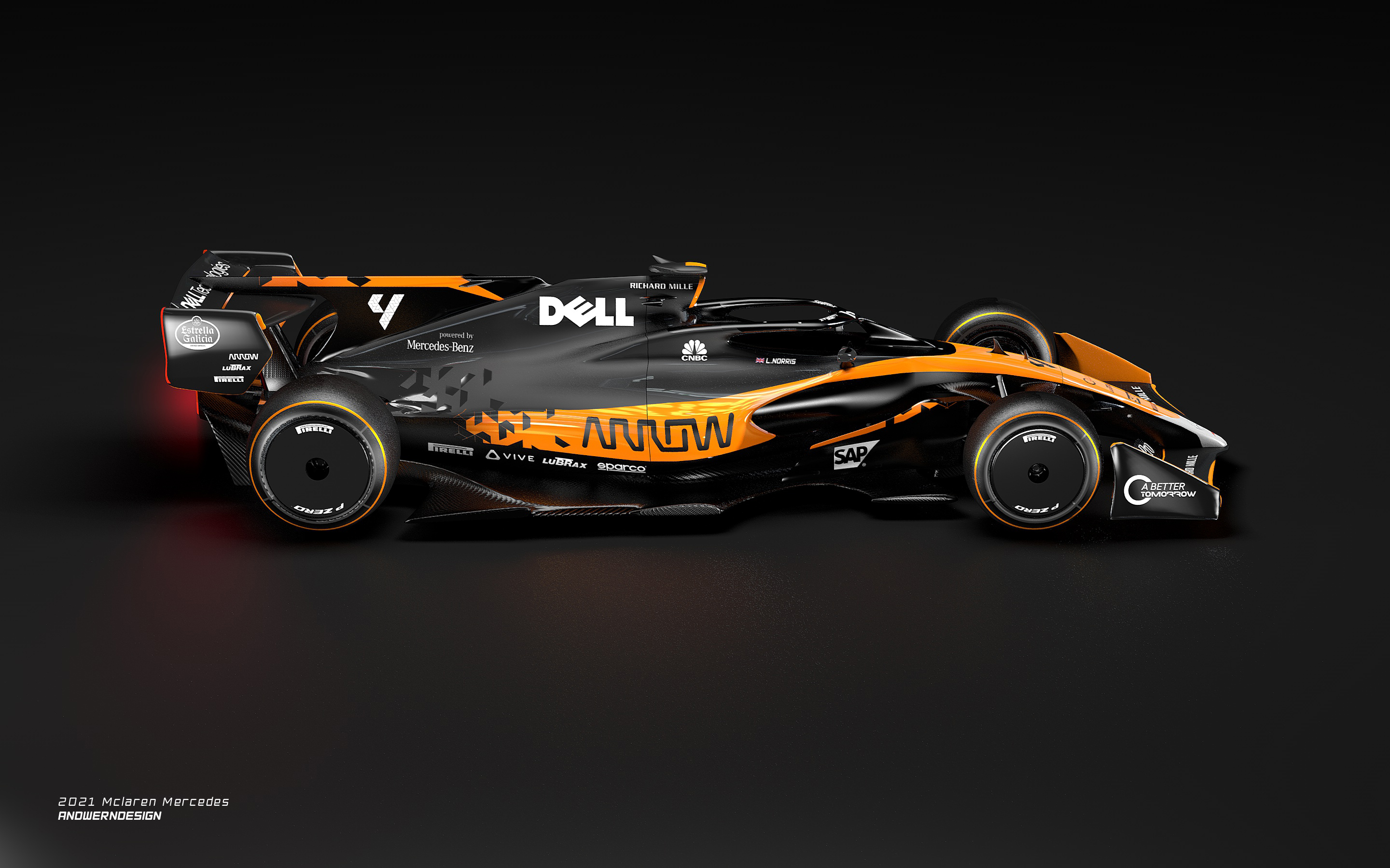 2021 Mclaren Mercedes F1